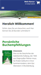 Mobile Screenshot of buchhandlung-menger.de